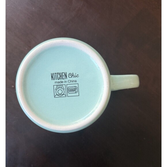 Vintage The New York American Food Diner Brooklyn Mug Mint Green, Nice! - Picture 4 of 4